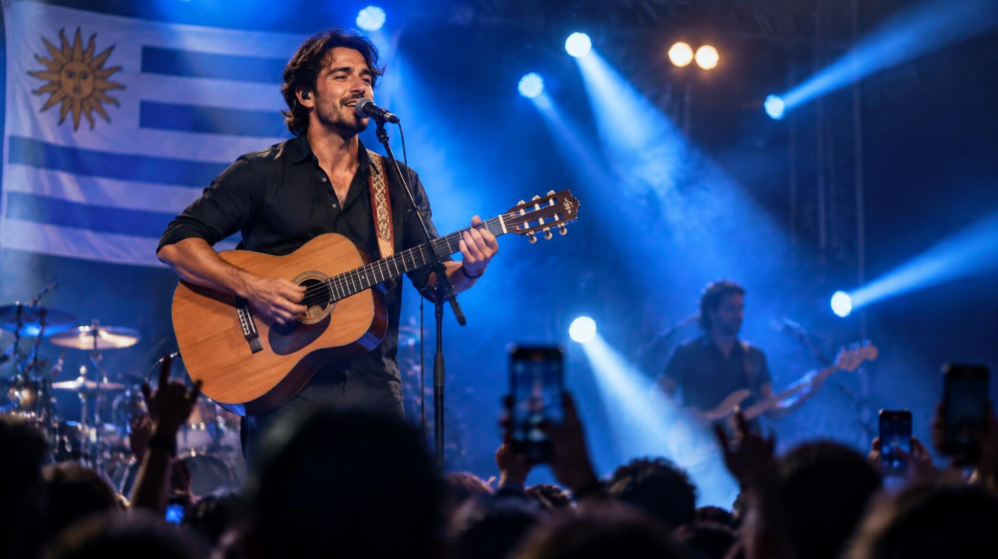 uruguayan singer on stage