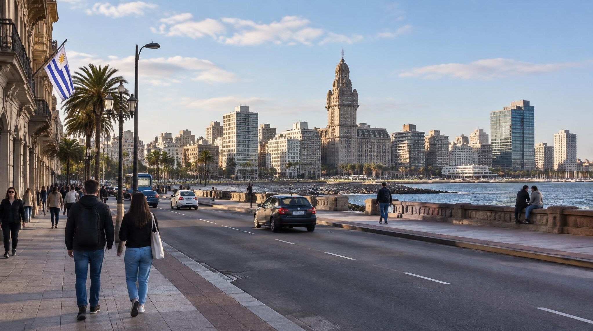city street in uruguay